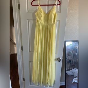 Yellow maxi dress